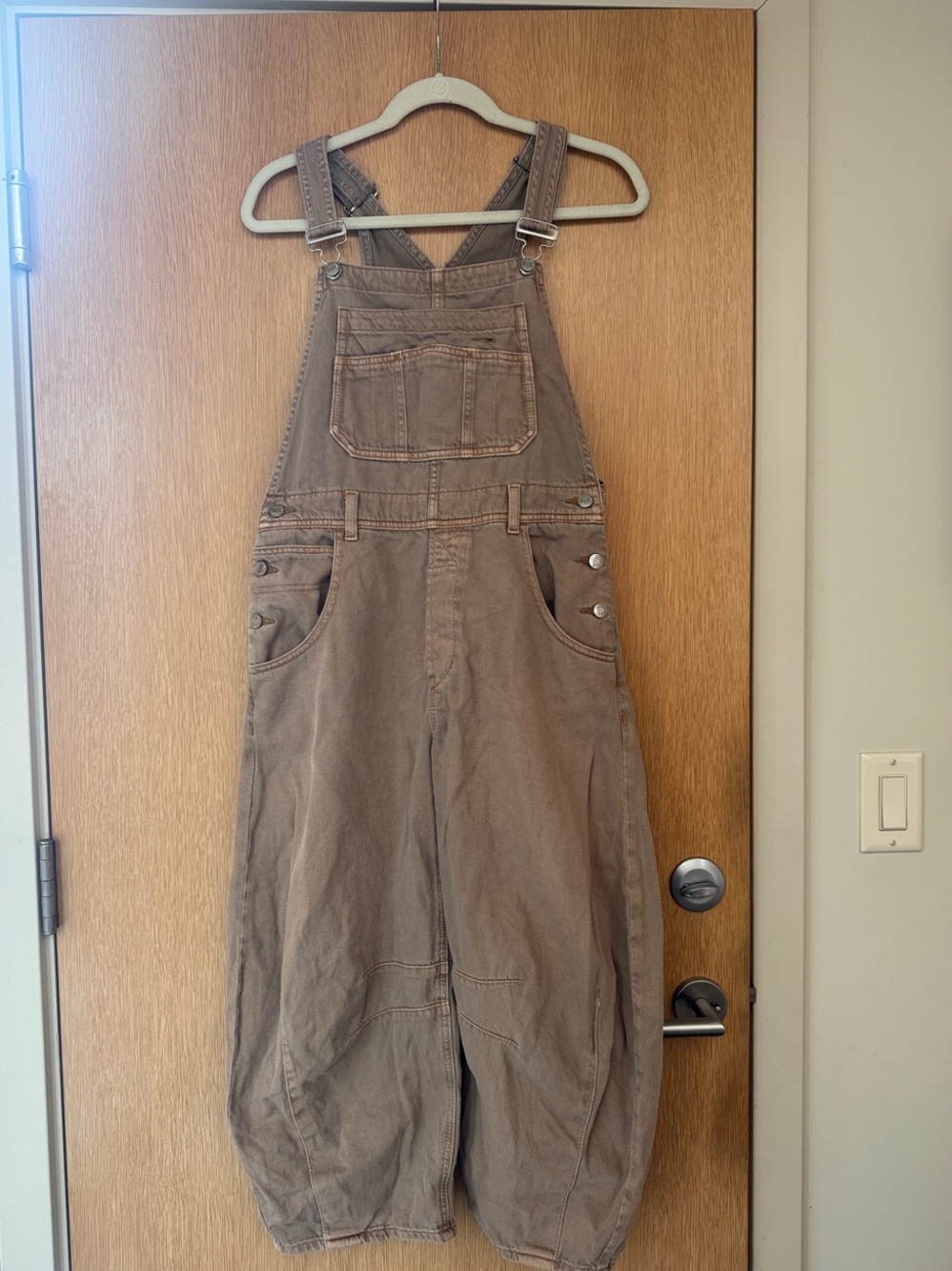 GAP Mojave tan Horseshoe XS petite Overalls